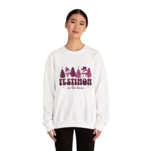 Festive Crewneck Sweatshirt with Fun Holiday Design, Cozy Winter Wear, Christmas Gift, Comfy Sweater, Unisex Holiday Apparel