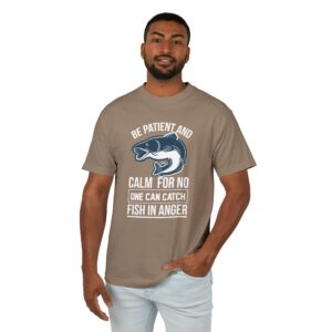 Fishing Adventure Cotton Tee, Unisex T-Shirt for Outdoor Enthusiasts, Casual Wear, Gift for Fishermen, Nature Lover Apparel