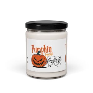 Halloween Pumpkin Spice Candle, Fall Decor, Scented Candle Gift, Autumn Home Fragrance, Cozy Seasonal Candle