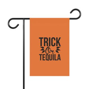 Halloween Garden Banner, Trick or Tequila Sign for Outdoor Decor, Fall Home Decoration, Seasonal Yard Flag, Halloween Party Decor
