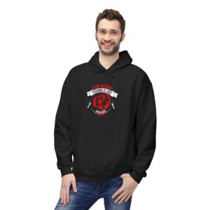 Bold Vintage-Inspired Fleece Hoodie | Unisex Sweatshirt for Comfort | Perfect for Casual Wear, Gifts, Holidays, and Events