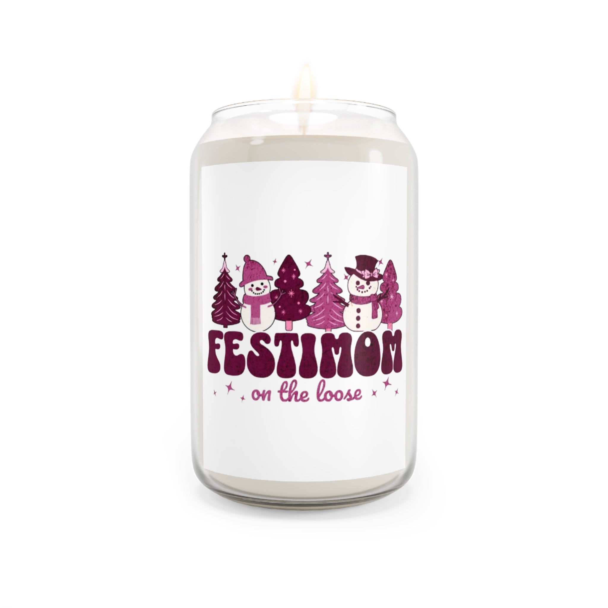Festive Scented Soy Candles, Holiday Decor, Gift for Mom, Christmas Candle, Aromatherapy, Home Fragrance