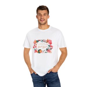 Floral Thank You T-Shirt, Comfortable Gift Tee, Unisex Floral Tee, Casual Style Shirt, Appreciation Day Gift, Everyday Wear