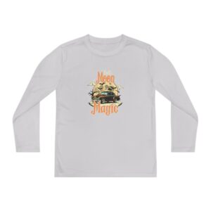 Youth Long Sleeve Competitor Tee - Vibrant Graphic Tee for Kids, Perfect for Casual Outings, Halloween, Parties, Everyday Wear, Unique [...]